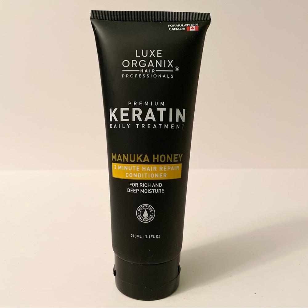 Luxe Organix Premium Keratin Manuka Honey 3 Minute Hair Repair Conditioner NOS